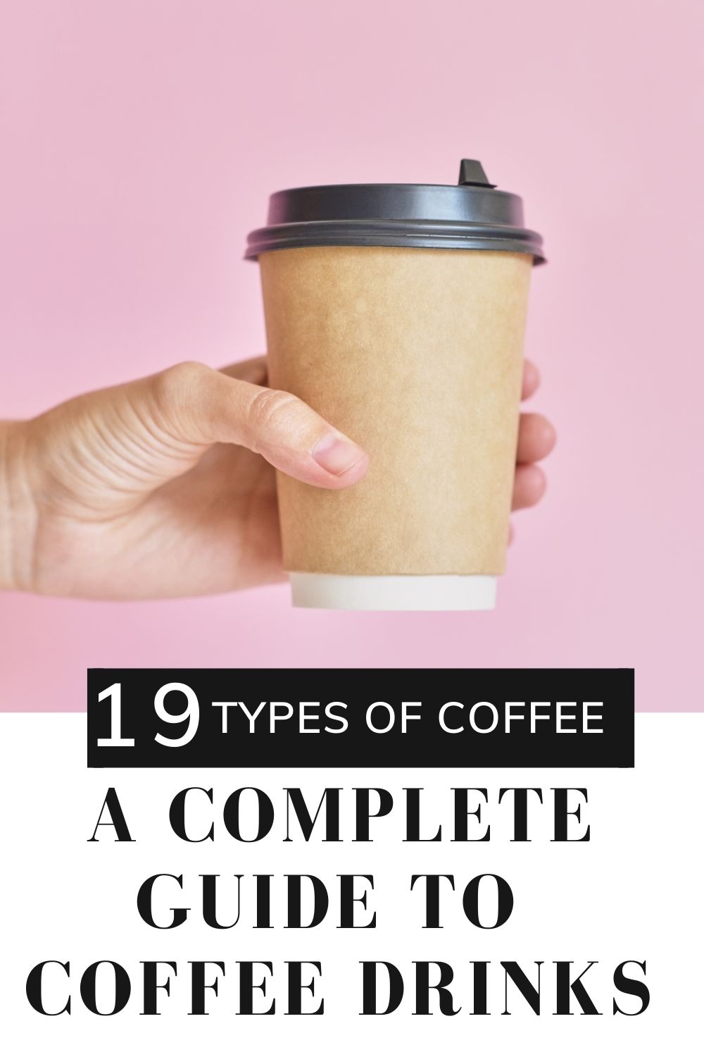 a complete guide to coffee drinks