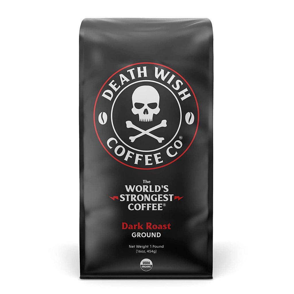 DEATH WISH COFFEE Ground Coffee Dark Roast 