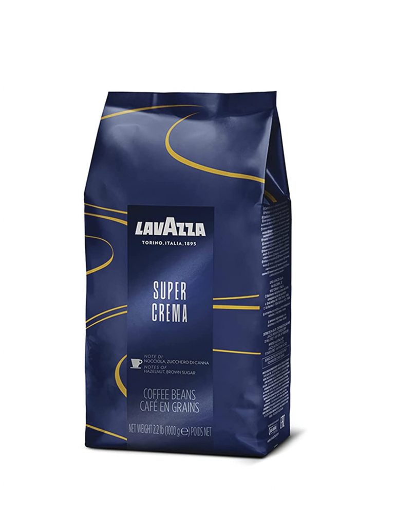 Lavazza Super Crema Whole Bean Espresso Coffee