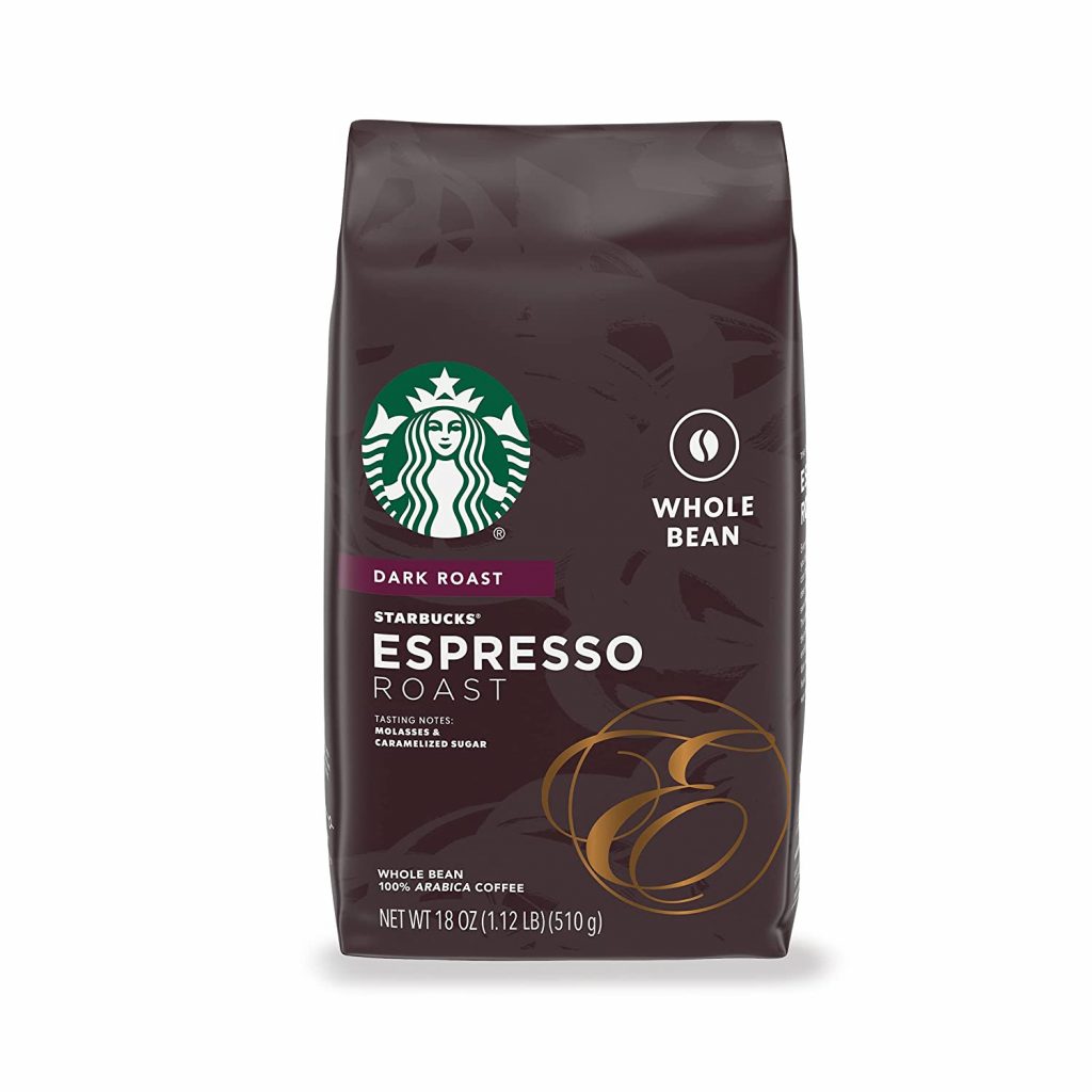 Starbucks Espresso Roast Dark Roast Whole Bean Coffee