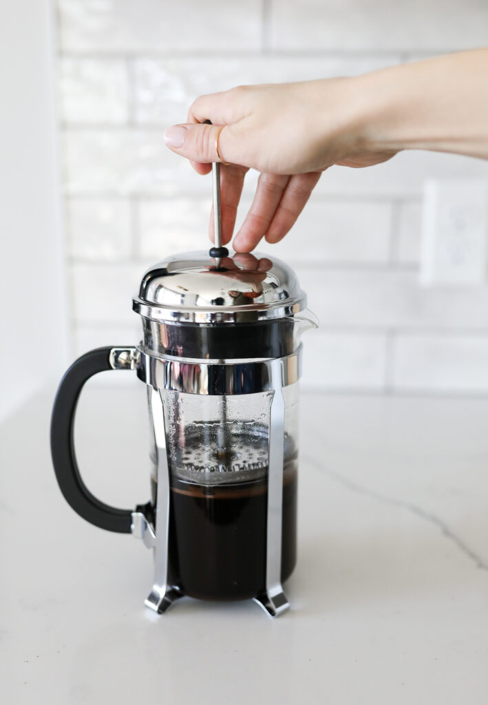 using a french press