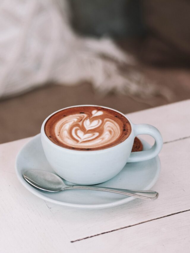 Mocha on a table