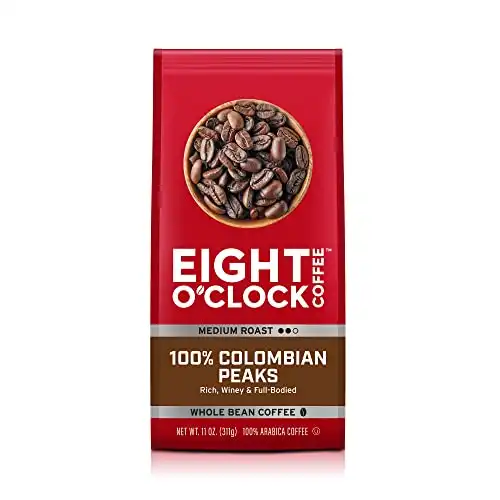 Eight O'Clock Whole Bean Coffee, Central Highlands, 11 Ounce