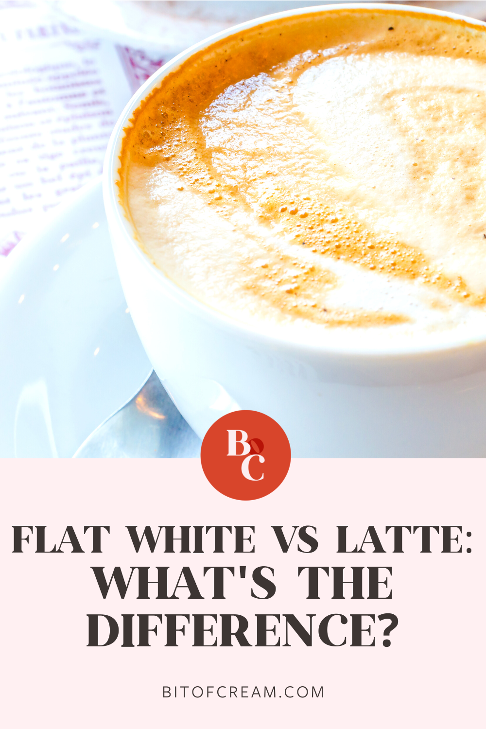 Flat white vs latte 