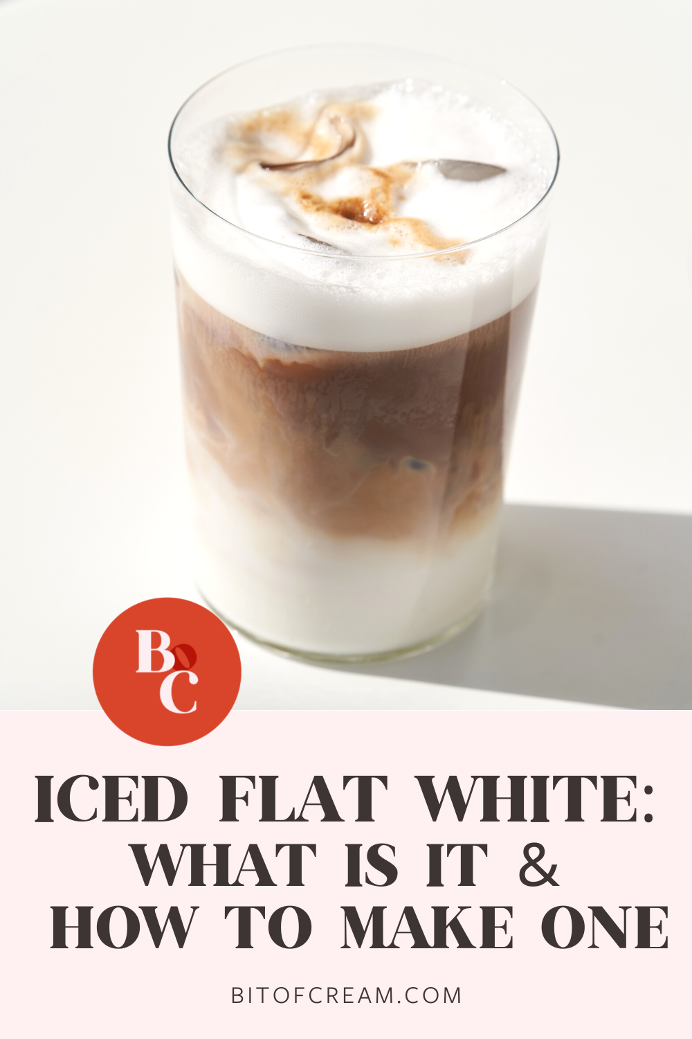 iced flat white - what is it and how to make one