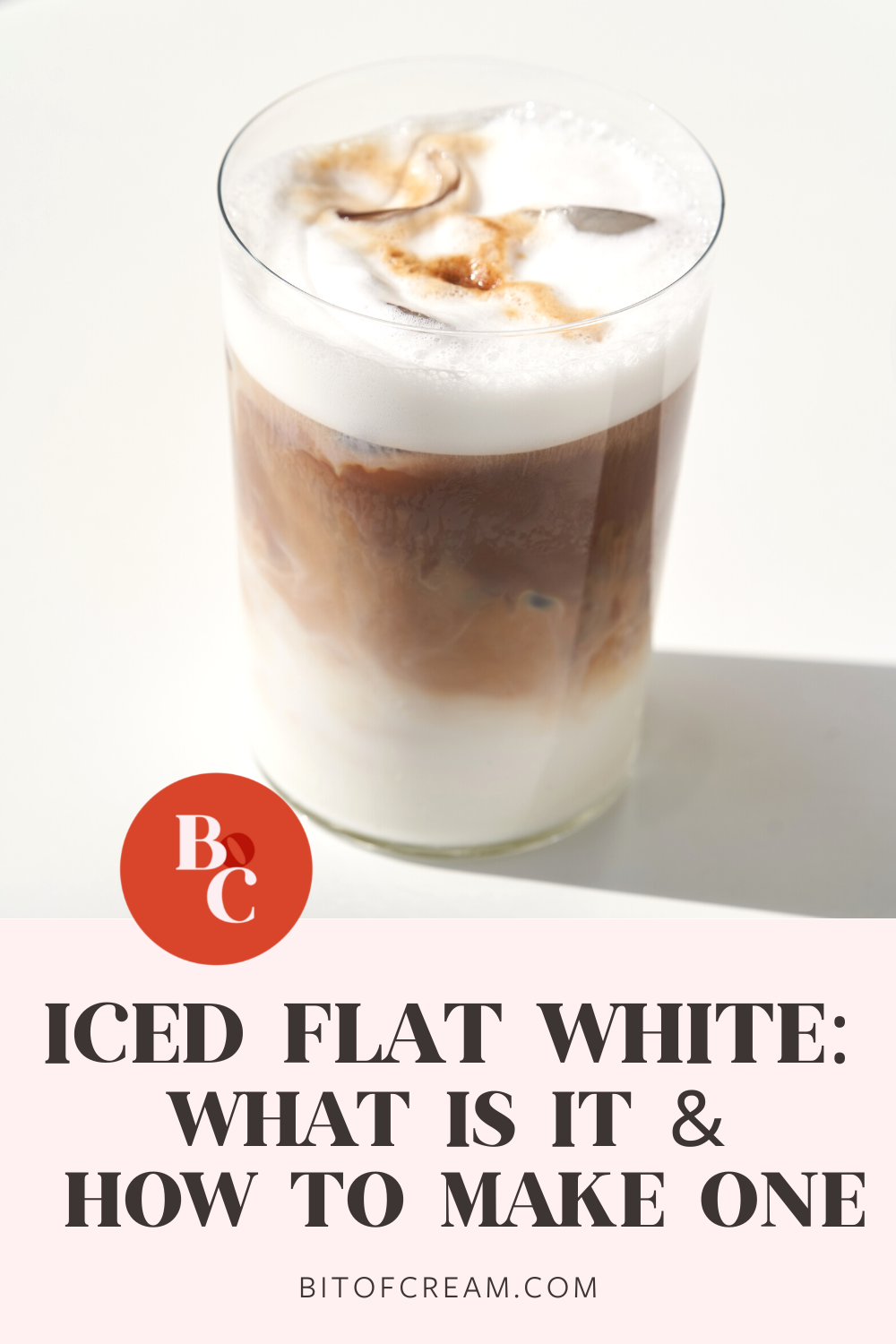 iced flat white