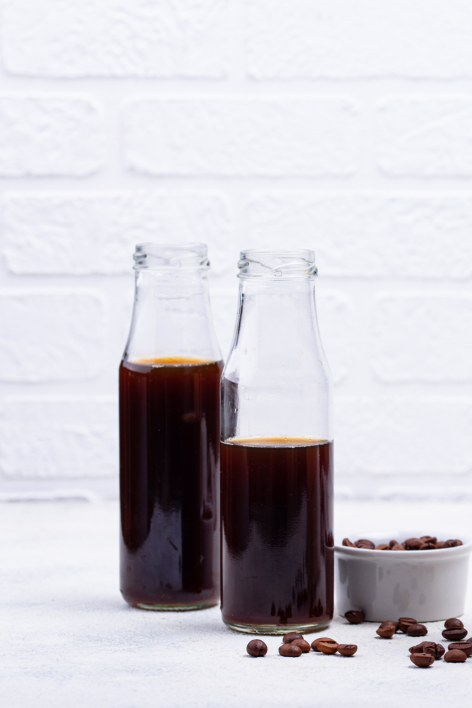 black cold brew coffee