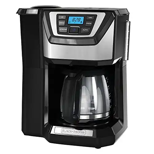 BLACK+DECKER 12-Cup Mill and Brew Coffeemaker