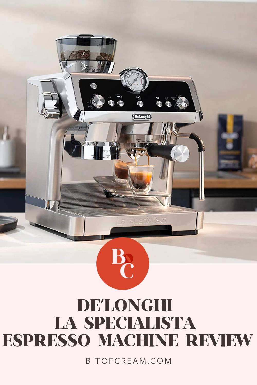 Delonghi coffee machine clearance cream