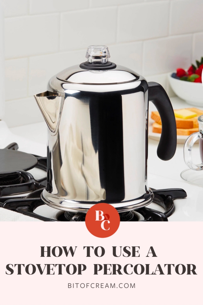 how to use a stovetop percolator
