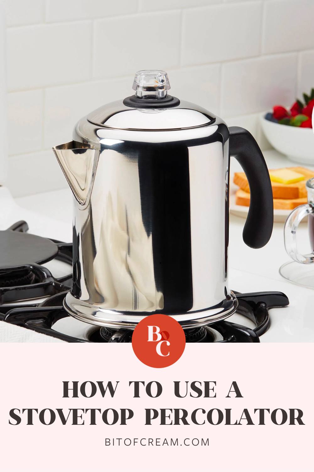 How To Use A Percolator To Make Coffee On A Stovetop