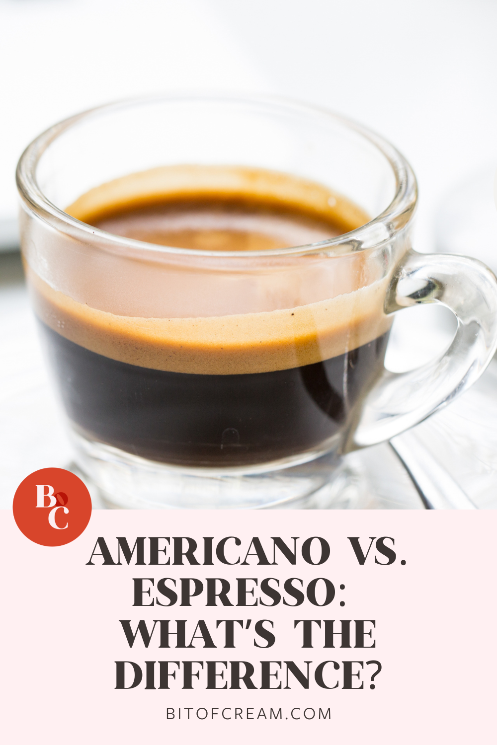 Americano vs Espresso 