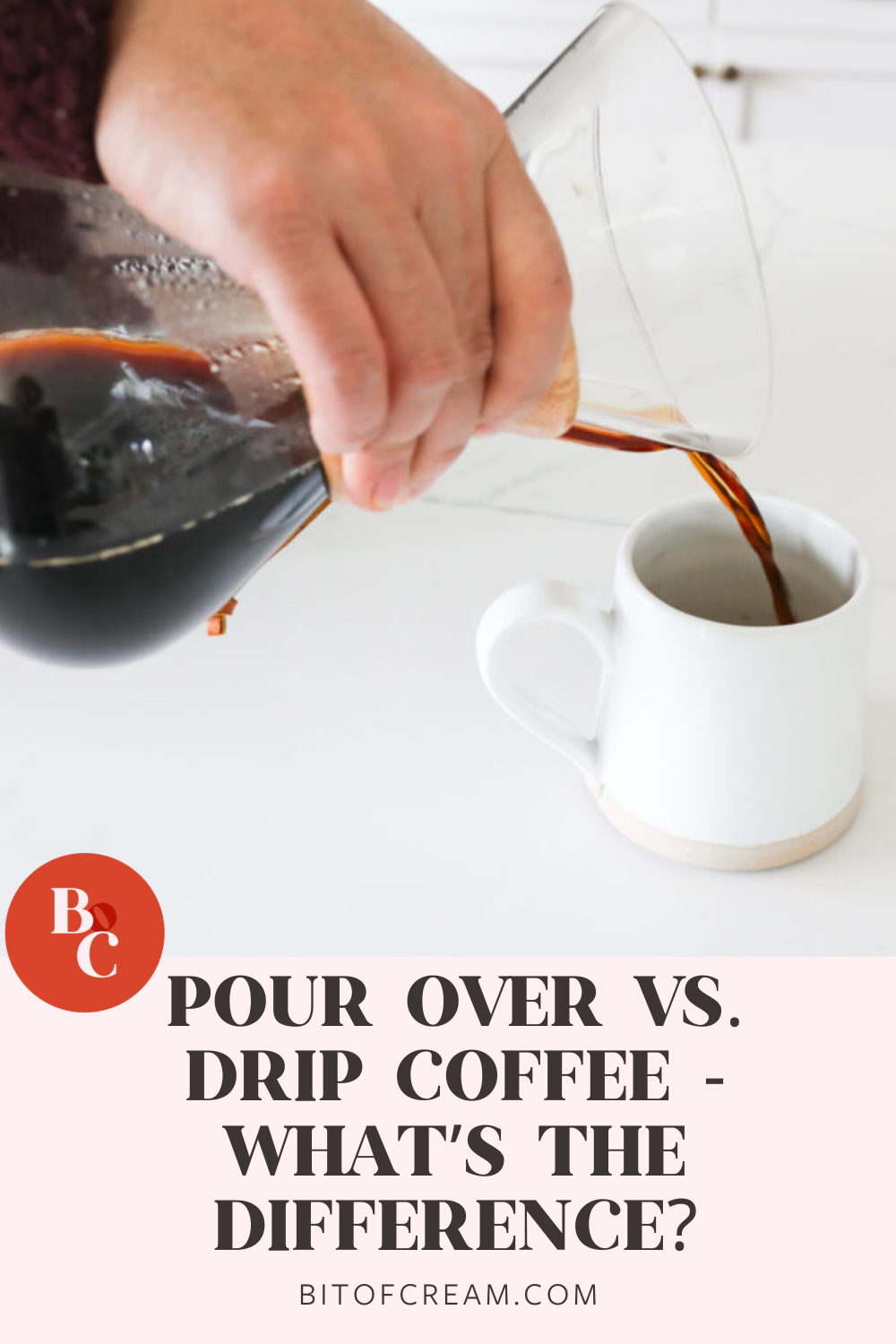 Pour over vs. drip coffee 