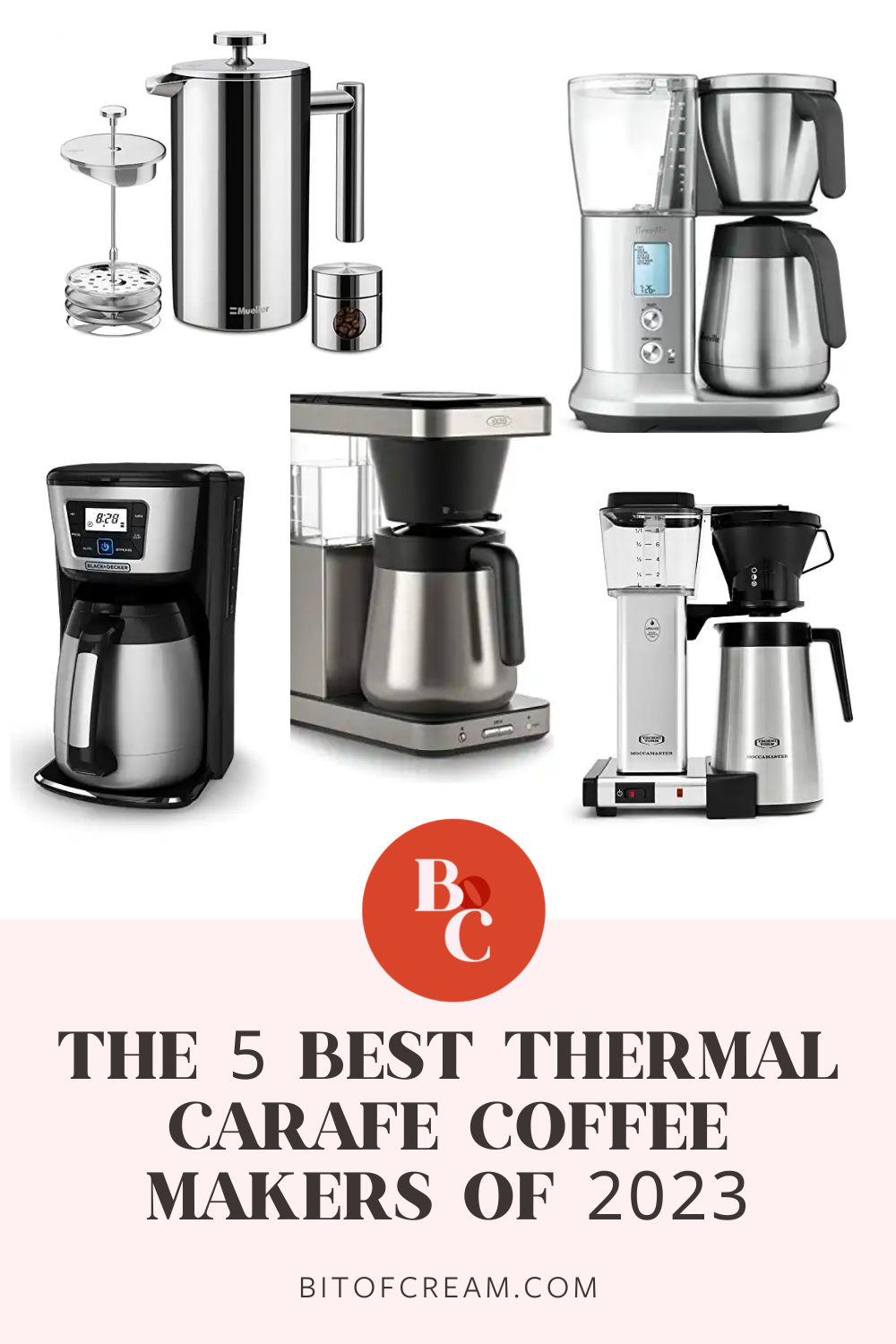 5 Best Thermal Carafe Coffee Makers ☕️ : Expert Reviews, Pros