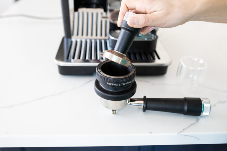 How To Tamp Espresso BIT OF CREAM