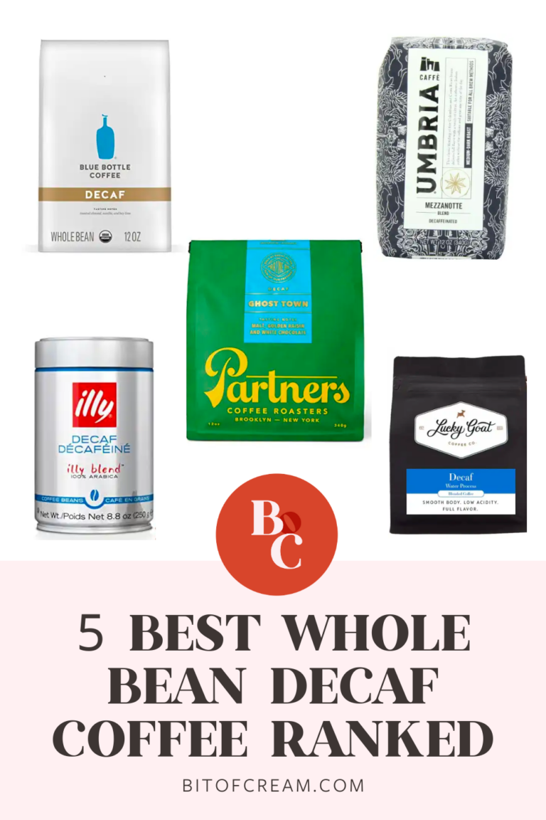 5 Best Whole Bean Decaf Coffees Ranked for 2023 - BIT OF CREAM