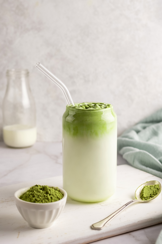 iced matcha latte