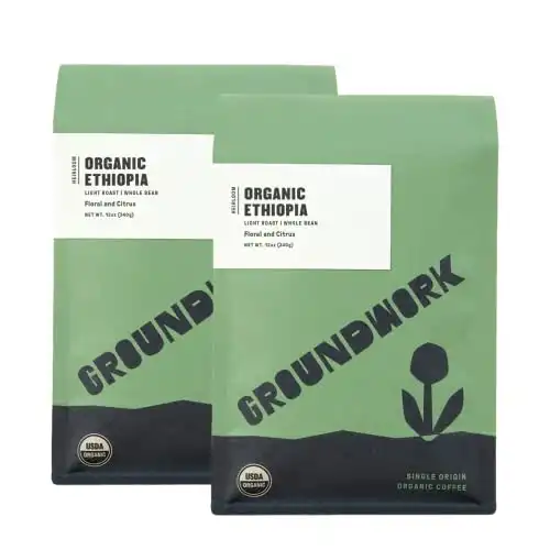 Groundwork Certified Organic Whole Bean Coffee