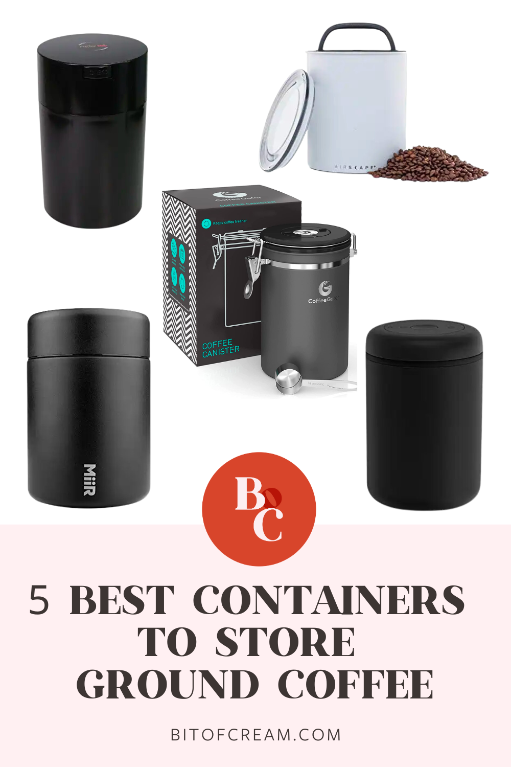 5 Best Containers to Store Ground Coffee