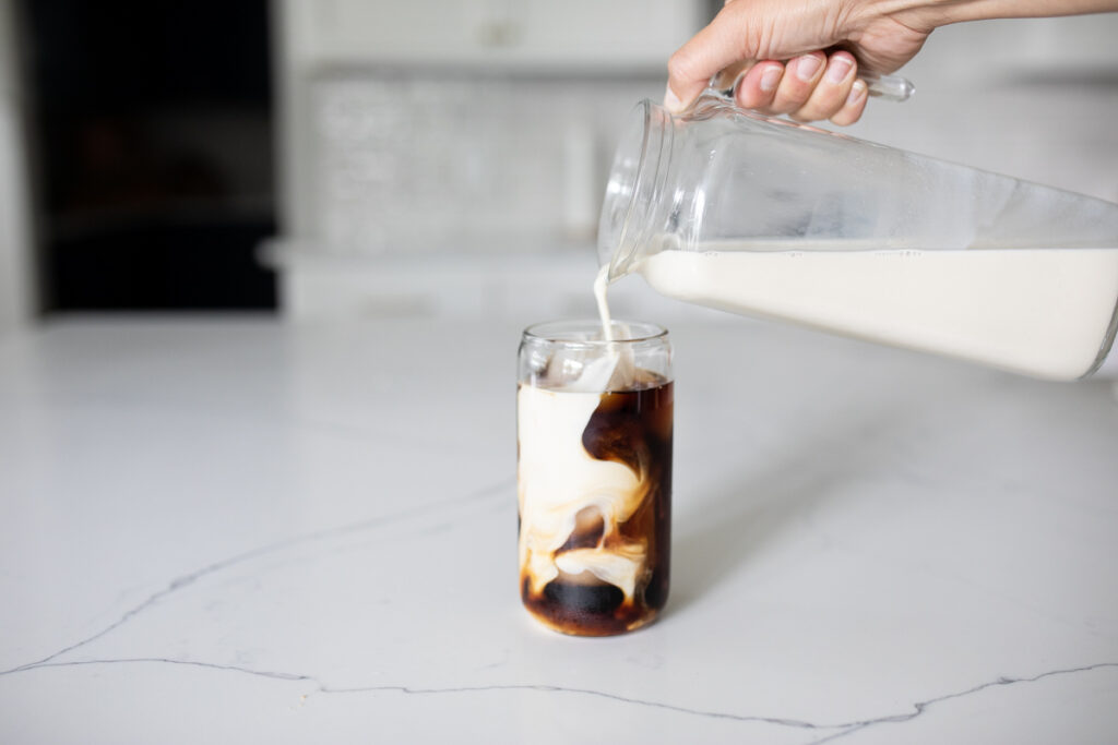 Iced Oat Milk Cold Brew Coffee 