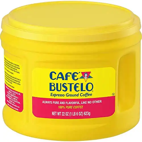 Cafe Bustelo 22oz Plastic Jug Espresso Ground Coffee, Dark Roast