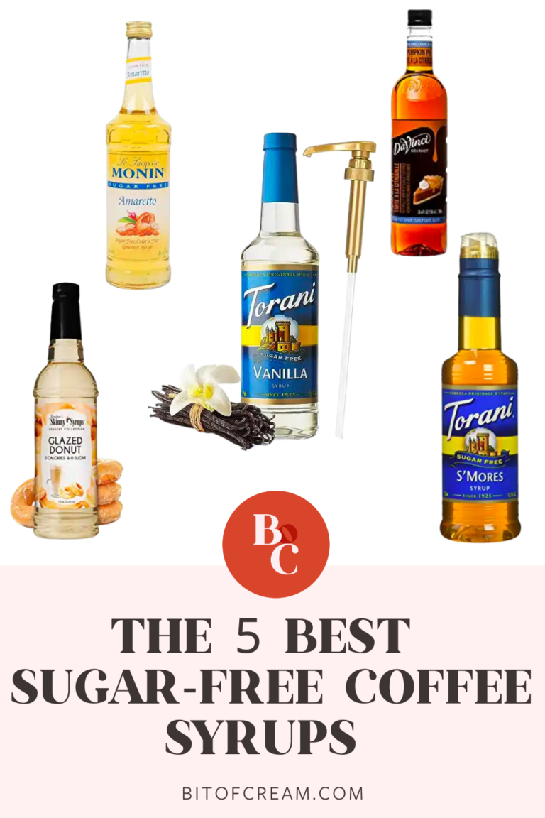 The 5 Best Sugar-Free Coffee Syrups to Try in 2023 - BIT OF CREAM